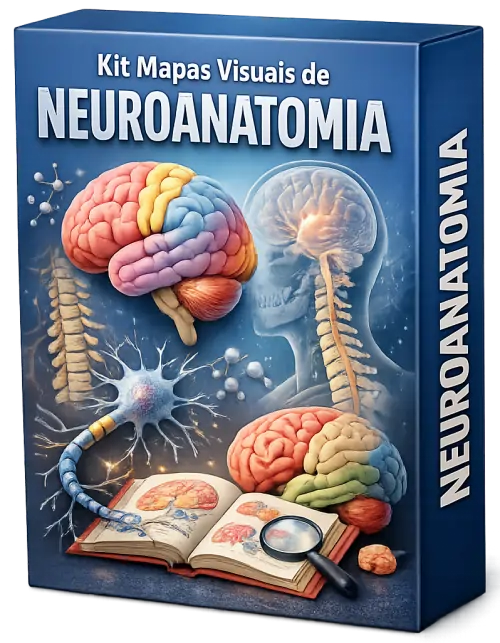 Kit Mapas Visuais de Neuroanatomia